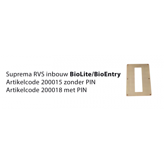 RVS INBOUW - BIOENTRY W2