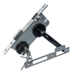 Eurofix deurslot-set PC85, zwart kruk/PC rozet rond Eurofix deurslot-set PC85, zwart kruk/PC rozet rond