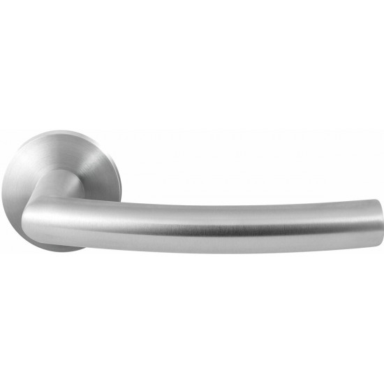 GPF1075.00 TONGA DEURKRUK OP RONDE ROZET RVS, 50X8MM GPF1075.00 TONGA DEURKRUK OP RONDE ROZET RVS, 50X8MM