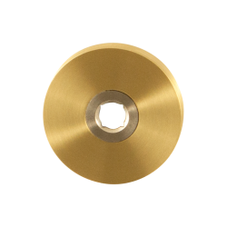 GPF1100001P4 PVD MAT MESSING, RONDE CLICK ROZET 50X8MM