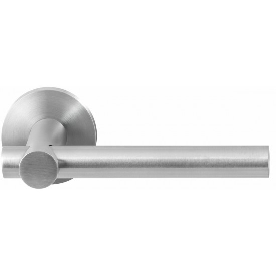 GPF1025.00 ROTO DEURKRUK OP RONDE ROZET RVS, 50X8MM GPF1025.00 ROTO DEURKRUK OP RONDE ROZET RVS, 50X8MM