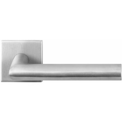 GPF1015090300-02 RVS GEBORSTELD, GPF1015.02R TOI DEURKRUK OP VIERKANTE ROZET RVS, 50X50X8 MM