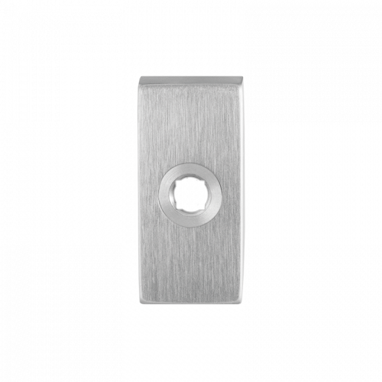 GPF1100.01 RVS GEBORSTELD ROZET RECHTHOEKIG 70X32X10MM GPF1100.01 RVS GEBORSTELD ROZET RECHTHOEKIG 70X32X10MM