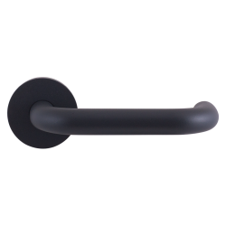 GPF105VR0100AS ANTRACIET, U-MODEL 19MM DEURKRUK OP ROZET 53X6,5 MM