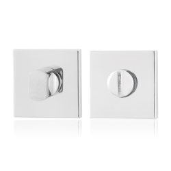 GPF090442109 RVS GEPOLIJST, TOILETGARNITUUR VIERKANT 50X50X8MM STIFT 5MM