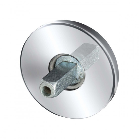GPF1100.05.400 RVS GEBORSTELD ROZET ROND 50X6MM MET VASTGELASTE KNOPVA GPF1100.05.400 RVS GEBORSTELD ROZET ROND 50X6MM MET VASTGELASTE KNOPVA