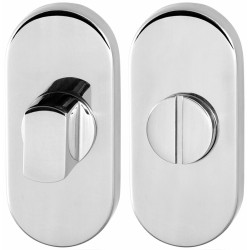 GPF090444109 RVS GEPOLIJST, TOILETGARNITUUR OVAAL 70X32MM STIFT 5MM