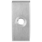 GPF110001200 RVS GEBORSTELD, RECHTHOEKIGE CLICK ROZET 70X32X10 MM LINKS