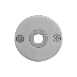GPF110006200 RVS GEBORSTELD, RONDE PLATTE ROZET 50X2MM LINKS/ RECHTS