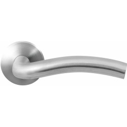 GPF1010090100-00 RVS GEBORSTELD, GPF1010.00 KUI DEURKRUK OP RONDE ROZET RVS, 50X8 MM