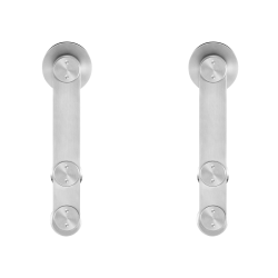 GPF051509010 RVS GEBORSTELD, SCHUIFDEURHANGER SET LINJA RVS T.B.V. EXTRA DEUR GPF051509010 RVS GEBORSTELD, SCHUIFDEURHANGER SET LINJA RVS T.B.V. EXTRA DEUR