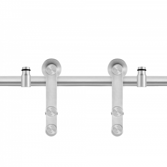 GPF0515.09 SCHUIFDEURSYSTEEM LINJA RVS 200CM GPF0515.09 SCHUIFDEURSYSTEEM LINJA RVS 200CM
