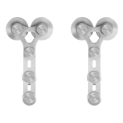 GPF051709010 RVS GEBORSTELD, SCHUIFDEURHANGER SET PYRAMIDI RVS T.B.V. EXTRA DEUR GPF051709010 RVS GEBORSTELD, SCHUIFDEURHANGER SET PYRAMIDI RVS T.B.V. EXTRA DEUR