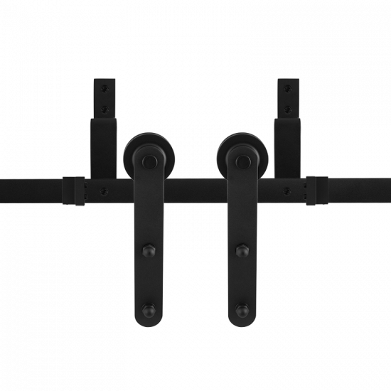 GPF0557.61 DUBBEL SCHUIFDEURSYSTEEM VARSI ZWART 183CM GPF0557.61 DUBBEL SCHUIFDEURSYSTEEM VARSI ZWART 183CM