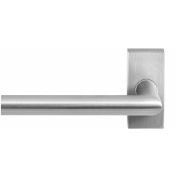 GPF1016090200-01 RVS GEBORSTELD, GPF1016.01L TOI DEURKRUK OP RECHTHOEKIGE ROZET RVS, 70X32X10 MM GPF1016090200-01 RVS GEBORSTELD, GPF1016.01L TOI DEURKRUK OP RECHTHOEKIGE ROZET RVS, 70X32X10 MM