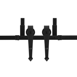 GPF055461220 ZWART, DUBBEL SCHUIFDEURSYSTEEM NUOLI ZWART 220 CM GPF055461220 ZWART, DUBBEL SCHUIFDEURSYSTEEM NUOLI ZWART 220 CM