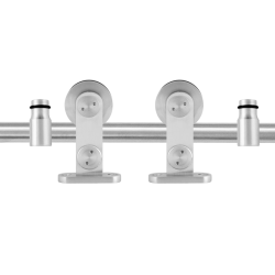 GPF051409200 RVS GEBORSTELD, SCHUIFDEURSYSTEEM SINGLETON RVS 200 CM GPF051409200 RVS GEBORSTELD, SCHUIFDEURSYSTEEM SINGLETON RVS 200 CM