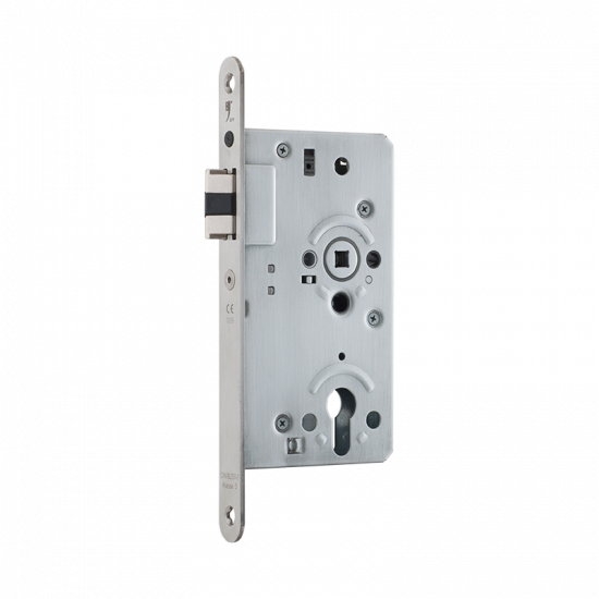 GPF0140.09 LOOPSLOT RVS MET AFGERONDE VOORPLAAT 235X20X3MM DM 60MM DIN GPF0140.09 LOOPSLOT RVS MET AFGERONDE VOORPLAAT 235X20X3MM DM 60MM DIN