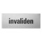 GPF0401800003 ALUMINIUM, DEURBORDJE 'INVALIDEN' RECHTHOEKIG, 50X130X0,5 MM, ZELFKLEVEND