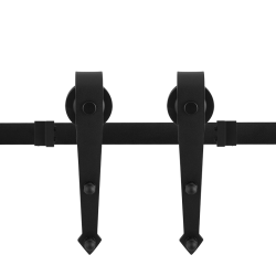 GPF050461150 ZWART, SCHUIFDEURSYSTEEM NUOLI ZWART 150 CM