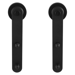 GPF050761010 ZWART, SCHUIFDEURHANGER SET VARSI ZWART T.B.V. EXTRA DEUR