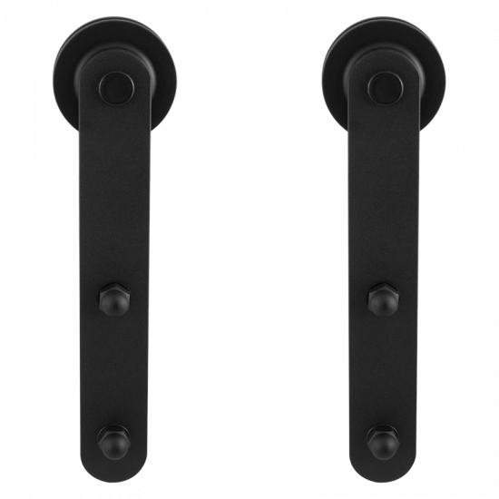 GPF0507.61 SCHUIFDEURHANGER SET VARSI ZWART T.B.V. EXTRA DEUR GPF0507.61 SCHUIFDEURHANGER SET VARSI ZWART T.B.V. EXTRA DEUR