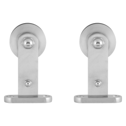 GPF051209010 RVS GEBORSTELD, SCHUIFDEURHANGER SET KIVA RVS T.B.V. EXTRA DEUR GPF051209010 RVS GEBORSTELD, SCHUIFDEURHANGER SET KIVA RVS T.B.V. EXTRA DEUR