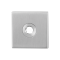 GPF110002300 RVS GEBORSTELD, VIERKANTE CLICK ROZET 50X50X8MM RECHTS
