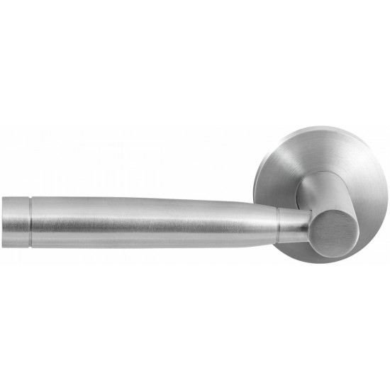 GPF1030.00L/R PUNA DEURKRUK OP RONDE ROZET RVS, 50X8MM GPF1030.00L/R PUNA DEURKRUK OP RONDE ROZET RVS, 50X8MM