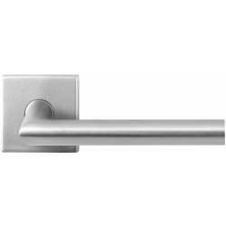 GPF1016090100-02 RVS GEBORSTELD, GPF1016.02 TOI DEURKRUK OP VIERKANTE ROZET RVS, 50X50X8 MM GPF1016090100-02 RVS GEBORSTELD, GPF1016.02 TOI DEURKRUK OP VIERKANTE ROZET RVS, 50X50X8 MM