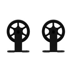 GPF050361010 ZWART, SCHUIFDEURHANGER SET SUURI ZWART T.B.V. EXTRA DEUR