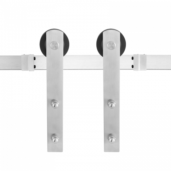GPF0506.09 SCHUIFDEURSYSTEEM SAUVA RVS 200CM GPF0506.09 SCHUIFDEURSYSTEEM SAUVA RVS 200CM