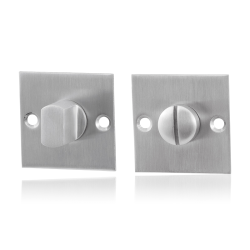 GPF090408109 RVS GEBORSTELD, VIERKANTE TOILETGARNITUUR 50X50X2MM STIFT 5MM