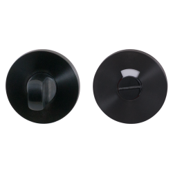 GPF0903VR109P1 PVD ANTRACIET, TOILETGARNITUUR 53X6,5MM STIFT 8MM MET ROOD/ WIT INDICATOR