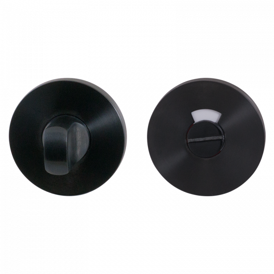 GPF0903VRP1 PVD ANTRACIET TOILETGARNITUUR ROND 53X6MM STIFT 8MM MET RO GPF0903VRP1 PVD ANTRACIET TOILETGARNITUUR ROND 53X6MM STIFT 8MM MET RO