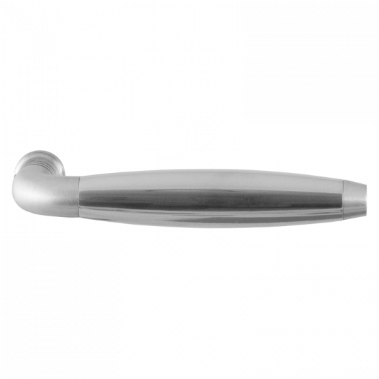 GPF4249 RVS MAT/POL IKA XL DEURKRUK GEBOGEN MET TRAPEZIUM EINDKNOP