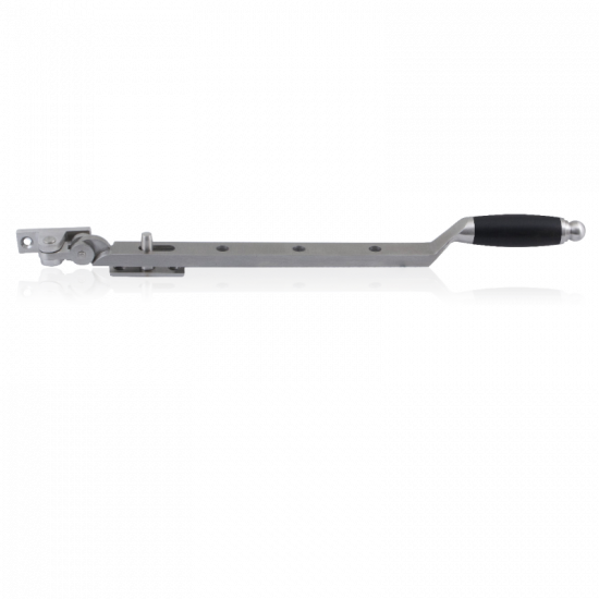 GPF4655.09 RVS MAT/ EBBEN IKA RAAMUITZETTER MET RONDE EINDKNOP 320MM