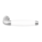 GPF425501100 RVS GEBORSTELD WIT, IKA DEURKRUK GEBOGEN MET TRAPEZIUM EINDKNOP RVS GEBORSTELD