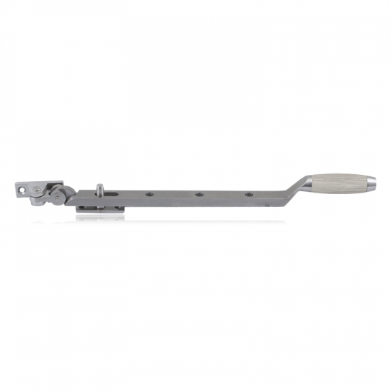GPF4677.09 RVS MAT/EIKEN WHITEWASH IKA RAAMUITZETTER MET TRAPEZIUM EIN