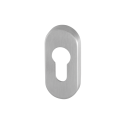 GPF090204108 RVS GEBORSTELD, CILINDERROZET OVAAL 70X32X10MM