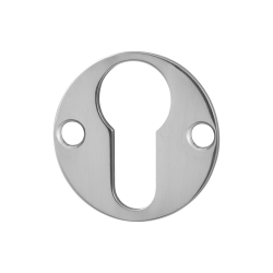 GPF090247107 RVS GEPOLIJST, CILINDERROZET PLAT ROND 38X2MM