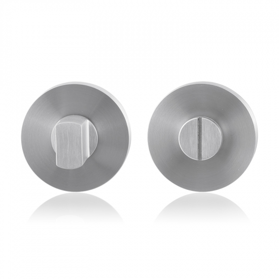 GPF0903.00 RVS GEBORSTELD TOILETGARNITUUR ROND 50X8MM STIFT 8MM