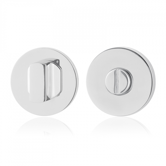 GPF0910.45 RVS GEPOLIJST TOILETGARNITUUR ROND 50X6MM STIFT 8MM GROTE K GPF0910.45 RVS GEPOLIJST TOILETGARNITUUR ROND 50X6MM STIFT 8MM GROTE K