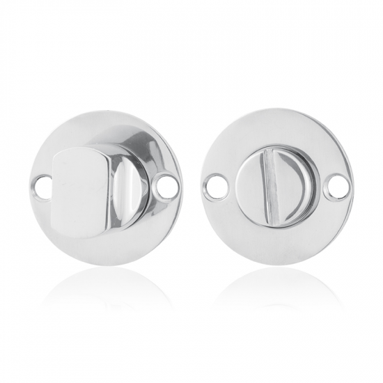 GPF0903.47 RVS GEPOLIJST TOILETGARNITUUR PLAT ROND 38X2MM STIFT 8MM GPF0903.47 RVS GEPOLIJST TOILETGARNITUUR PLAT ROND 38X2MM STIFT 8MM