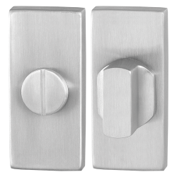 GPF090301109 RVS GEBORSTELD, TOILETGARNITUUR RECHTHOEKIG 70X32MM STIFT 8MM