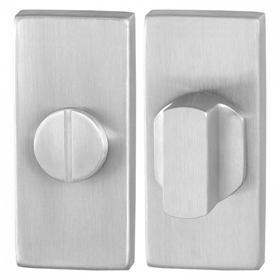 GPF0903.01 RVS GEBORSTELD TOILETGARNITUUR RECHTHOEKIG 70X32MM STIFT 8M