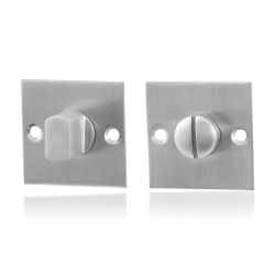 GPF090308109 RVS GEBORSTELD, VIERKANTE TOILETGARNITUUR 50X50X2MM STIFT 8MM