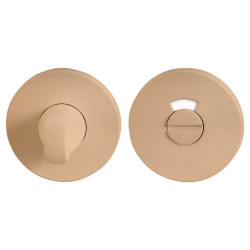 GPF0903VR109U1 SAND, TOILETGARNITUUR 53X6,5MM STIFT 8MM MET ROOD/ WIT INDICATOR