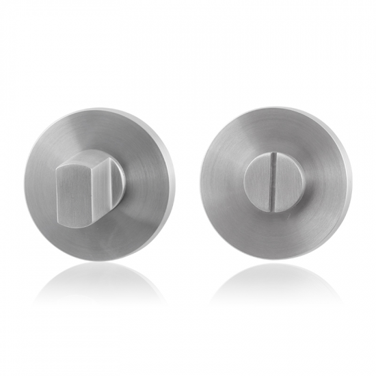 GPF0904.05 RVS GEBORSTELD TOILETGARNITUUR ROND 50X6MM STIFT 5MM GPF0904.05 RVS GEBORSTELD TOILETGARNITUUR ROND 50X6MM STIFT 5MM