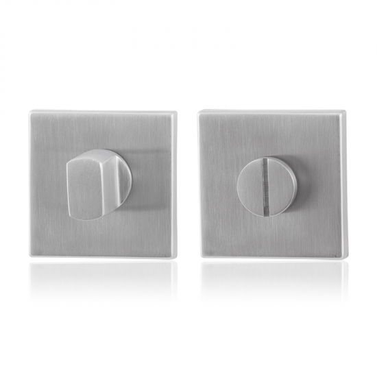 GPF0904.02 RVS GEBORSTELD TOILETGARNITUUR VIERKANT 50X50X8MM STIFT 5MM GPF0904.02 RVS GEBORSTELD TOILETGARNITUUR VIERKANT 50X50X8MM STIFT 5MM